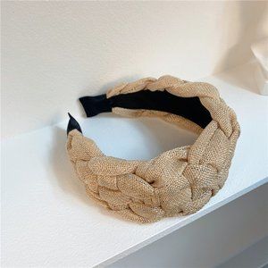 Braided hair hoop girl